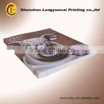 2014 Shenzhen Factory Small Quantity Accepted OEM Silk-screen Finishing and Sewed Stitching Binding Oem Soft Cover Book Printing