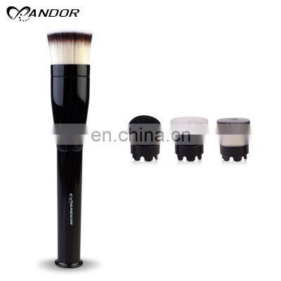 3 in 1 Electric Waterproof Facial cleansing rotating Makeup Brush Foundation Brush Cosmetic Tools for Skin care