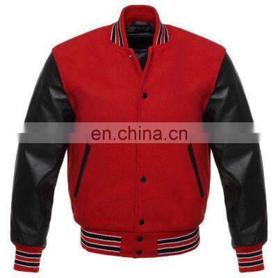 Varsity Jackets Custom Printing Long Sleeve Men's Baseball Jacket Men Plain Blank Varsity Letterman Jackets photo-2