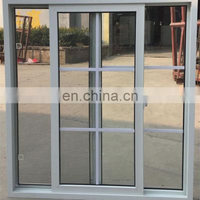 Horizontal push-pull design of windows for house pvc window models uPVC window sliding