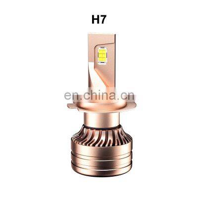 Auto Parts S6 LED H4 3570 Chip LED Head Light With Fan H1 H3 H7 H11 9005 9006 9007 H4-3 7600lm Led Headlight Bulb H4 photo-5