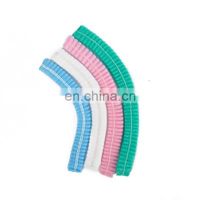 Disposable non-woven Hair Net Food Factory / Spa /