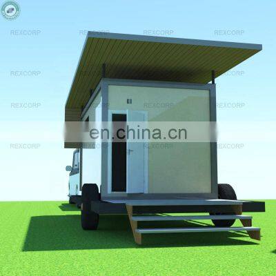 New Style Mobile Tralier Container Toilet Moveable Trailer Container Bathroom Public Toilet photo-2