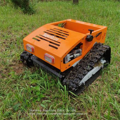 China made remote slope mower low price for sale, chinese best remote control track mower