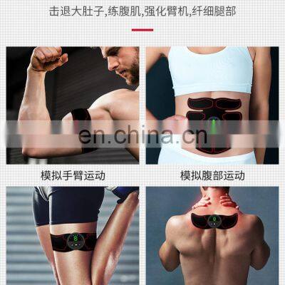 EMS Muscle Stimulator Abs Abdominal Muscle Toner Body Fitness Shaping Massage Patch Sliming Trainer photo-4