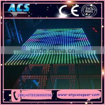 ACS 2015 RGB leds disco dancing floor,Video led dance floor screen for exhibition, show