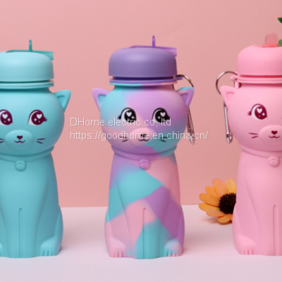 Portable Drop Proof and Leak Proof Silicone Water Bottle（Wechat:13510231336） photo-3