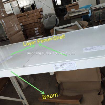 All Steel Laboratory Storage Shelf Goods Store Rack for School Workshop Warehouse Use photo-5