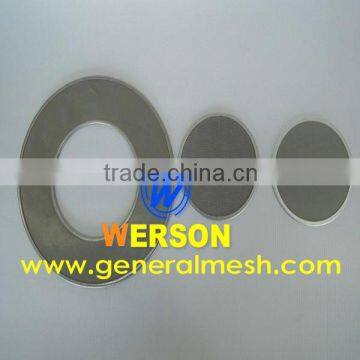 senke multi- layers stainless steel wire mesh filter disc