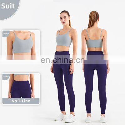 Thin Shoulder Sports Vest Sexy Running Yoga Women Push-up Bra Workout Crop Top photo-4