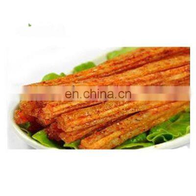 Chinese hot spicy strips Spicy slips production line &making machine line