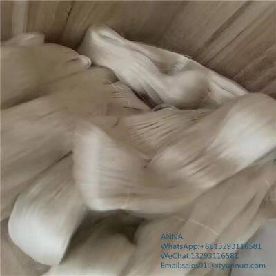 High Twist Raw Mulberry Spun Silk Yarn Raw Silk Yarn 100% 20 22d for Silk