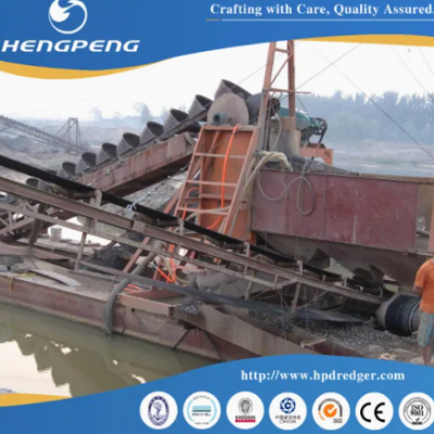 China Heavy-Duty 120m3/T Chain Bucket Iron Dredger for Advanced Salt Extraction photo-2