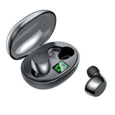 K20 auricular Bluetooth inalámbrico TWS 5.3, audífono, auricular estéreo Bluetooth, auriculares mini con micrófono para iPhone y teléfono móvil
