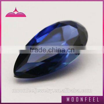 Natural pear shape sapphire spinel