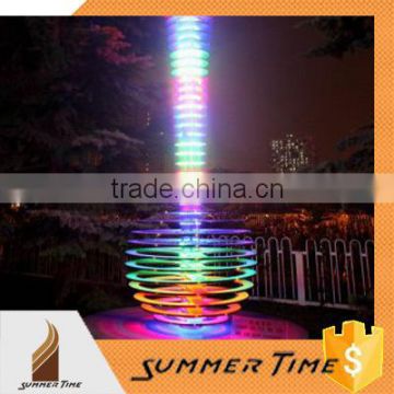 The outdoor lighting sculpture for urban decoration