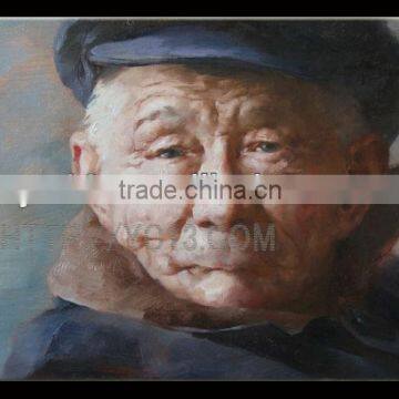 100%handmade portrait painting reproduction from photo