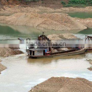 gold mining dredger ship pan boat China manufacturer