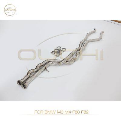 for BMW M2 G87/M2C F87/M3 M4 F80 F82/M3 M4 G80 G82 Mid Pipe Exhaust System Center Section Lightweight Race Upgrade Deeper Sport Sound photo-4