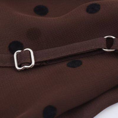 2025 New Fashionable Elegant Women's Polka Dot Scarf Long Dress