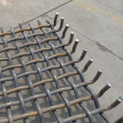 Reinforced Border Durability Square Wire Mesh Price Welded Crimped Mesh Sizes for Mining Use