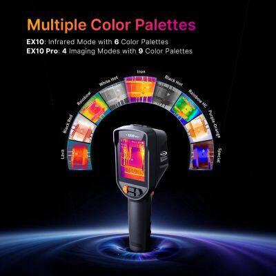 Cámara térmica Advanced EX10: 160×120 + actualización AI y batería de 10 horas para uso in situ photo-1