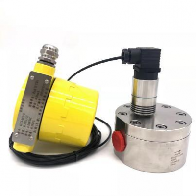 Micro Gear Flow Meter Micro Flow Meter for Water Oil Grease Digital Oval Gear Flowmeter Positive Displacement Flowmeter