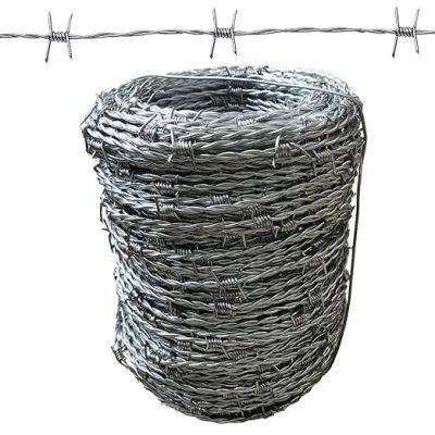 Galvanized Steel Farm Wire Stainless Steel Barbed Wire Rolled Fencing for Prisons