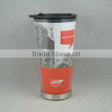 promotional bpa free big plastic beer mug