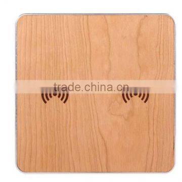 Double charging wooden wireless transmitter /qi wireless charger