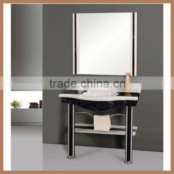 AQUARIUS Natural Oak Wood Bathroom Furniture Illuminate Mirror Wall Cabinet