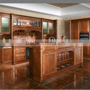 wood kitchen cabinets L054