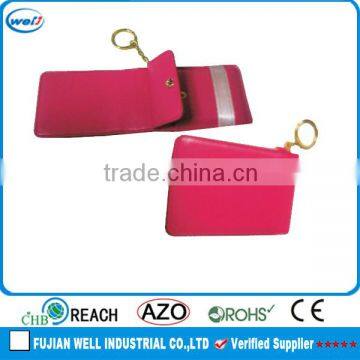 hot selling custom pu leather portable business card holder