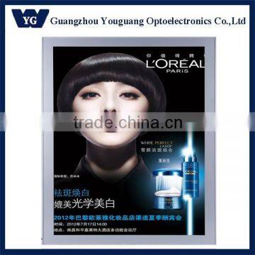 Square Led Slim Light Box Aluminium Magnetic Frame Wall Mount Sign for Shopping Mall photo-3