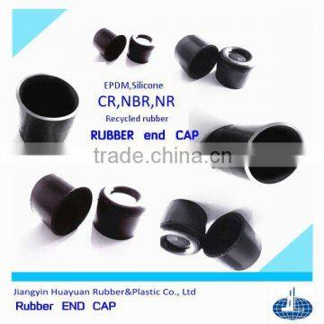 high flexible end cap (EPDM,silicone,Natural rubber,NBR,CR(Neoprene) and recycled rubber)