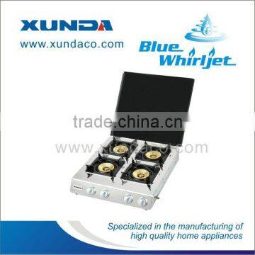 Xunda hot selling 4 burner gas stove with CE