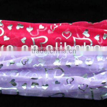 Neck Scarf/Scarves RAYON LONG SCARF, APPRX. 56" LONG 7" WIDTH, NO ELASTIC, RAYON ORGANZA MATERIAL