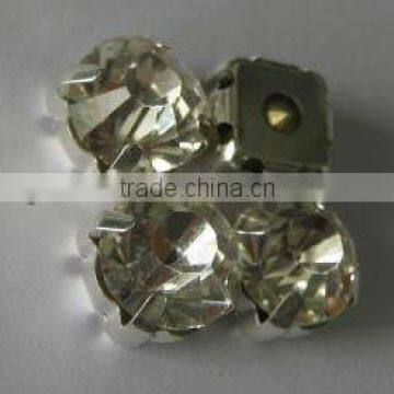 REAL RHINESTONES A STONE GRADE WITH PRESETTING APROX: 10MM CRYSTAL CLEAR