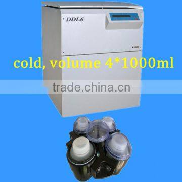 DDL6 Floor type large volume very cold centrifuge from China manufacturer