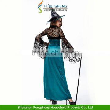 2015 New Long Style Witch Vampire Halloween Party Cosplay Costume photo-4