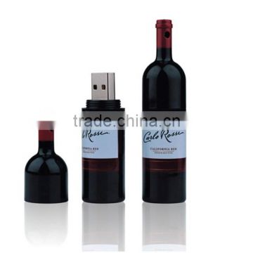 Pastic 2.0 Pendrive Red Wine Bottle USB Flash Drive