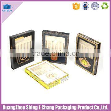 2016 Hot sale custom logo cigar packaging box/cardboard box/gift box for wholesale