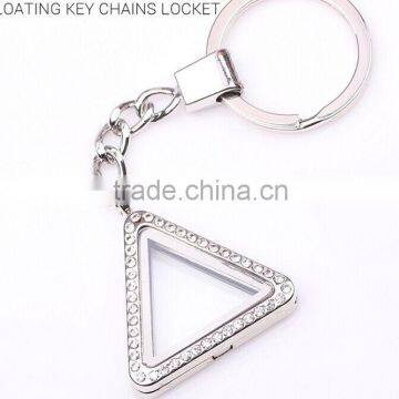 Lady favorite item keychain silver jewelry triangle product