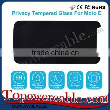 Privacy Anti-Spy Tempered Glass Screen Protector Shield Guard For Moto E photo-2