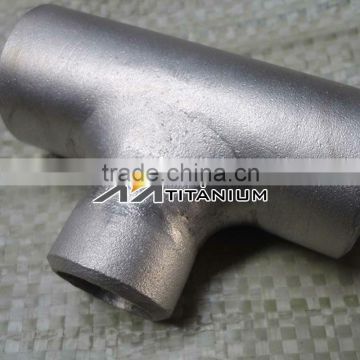 ASME 16.9 Pure Titanium Straight Weld Tee