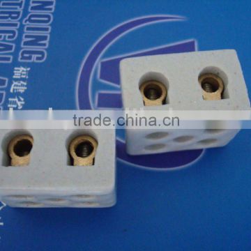 2 wires porcelain connector,porcelain terminal