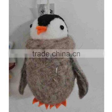 handmade animal Christmas toys penguin plush toy kids gift