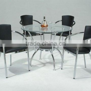 Modern Dining Set/ Dining Table and Chair with bending legs