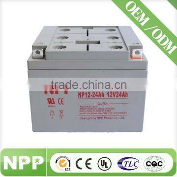 12v24ah Chinese factory hot sale SMF battery for dvd player