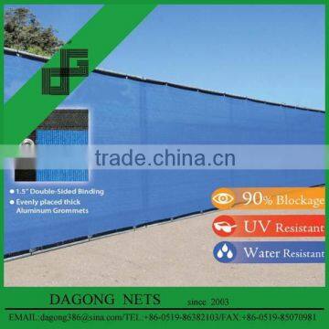 6'x50' 6ft Tall 3rd Gen Royal Blue Fence Screen Privacy Screen Windscreen Shade Cover Mesh FabricHome, Cour